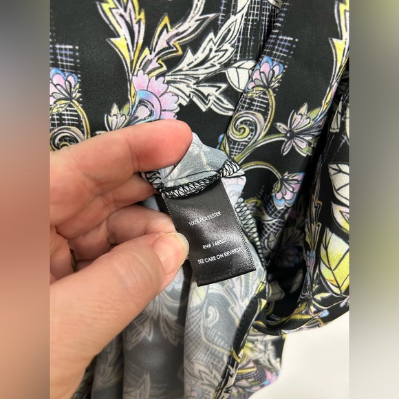 New Without Tag Torrid Harper Georgette Floral Ruched Sleeve Blouse - Picture 11 of 14